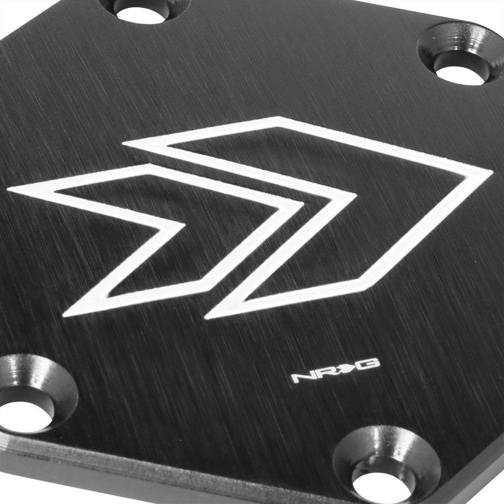 NRG STR-620SL Silver Arrow Engraved Steering Wheel Horn Plate Cover NRG-STR-620SL