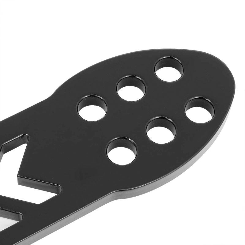 NRG Innovations Black TOW-100BK Front Logo Universal Aluminum Hitch Tow Hook Kit-Truck & Towing-BuildFastCar