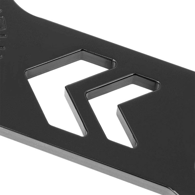 NRG Innovations Black TOW-100BK Front Logo Universal Aluminum Hitch Tow Hook Kit-Truck & Towing-BuildFastCar