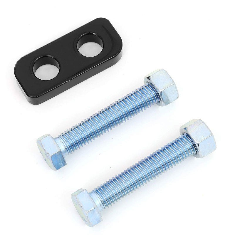 NRG Innovations Black TOW-100BK Front Logo Universal Aluminum Hitch Tow Hook Kit-Truck & Towing-BuildFastCar