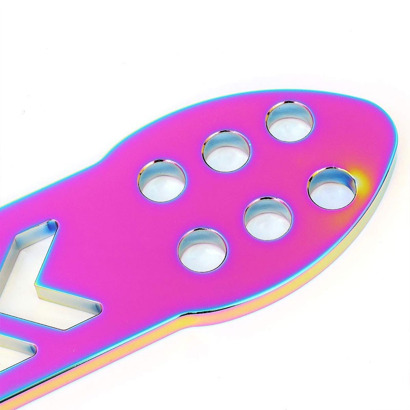 NRG Innovations Neochrome TOW-100MC Front Logo Universal Aluminum Hitch Tow Hook-Truck & Towing-BuildFastCar