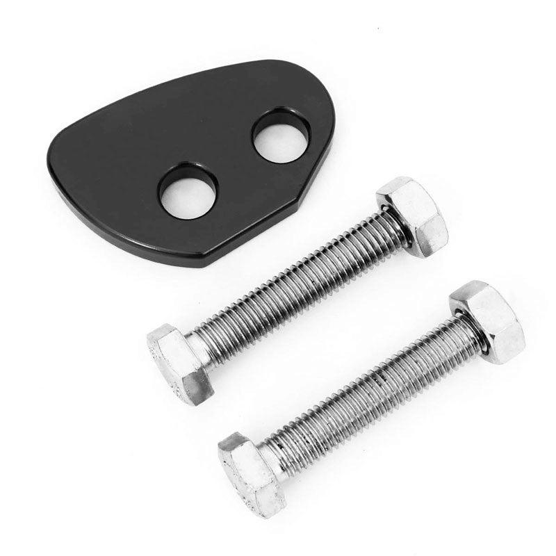 NRG Innovations Black TOW-110BK Rear OffSet Ring Universal Aluminum Tow Hook Kit-Truck & Towing-BuildFastCar