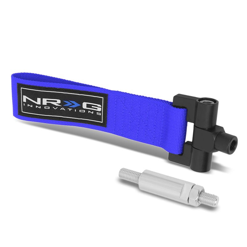 NRG Blue TOW-130BL Front/Rear Nylon Tow Strap Hook Kit For 00-08 Honda S2000-Truck & Towing-BuildFastCar-BFC-NRG-TOW-130BL