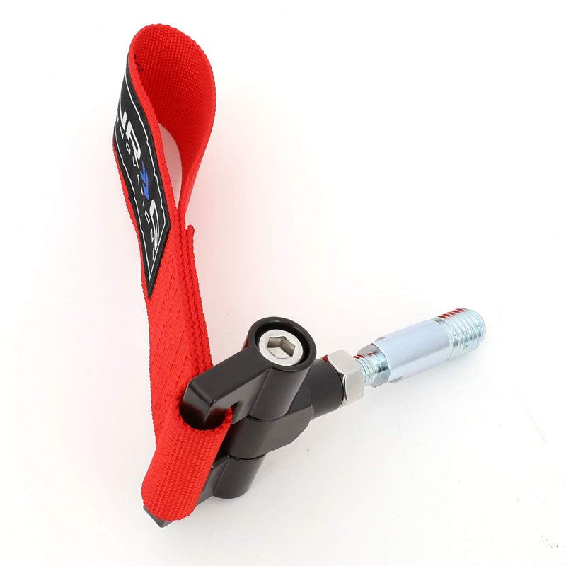 NRG Red TOW-131RD Front/Rear Nylon Tow Strap Tow Hook Kit For 09-13 Honda Fit-Truck & Towing-BuildFastCar-BFC-NRG-TOW-131RD