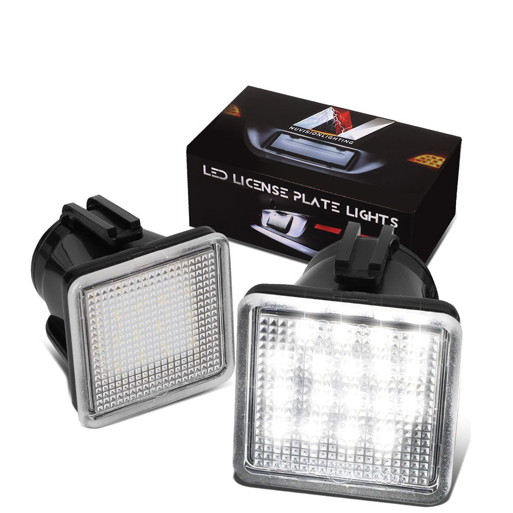 Nuvision NVL-LPL-003 Clear Len, WhiteLED Rear License Plate Light Lamp NVL-LPL-003