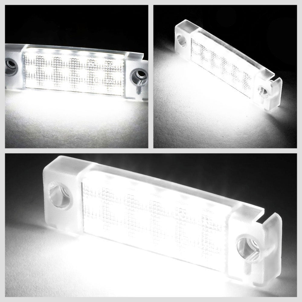 Nuvision NVL-LPL-006 Clear Len, WhiteLED Rear License Plate Light Lamp NVL-LPL-006