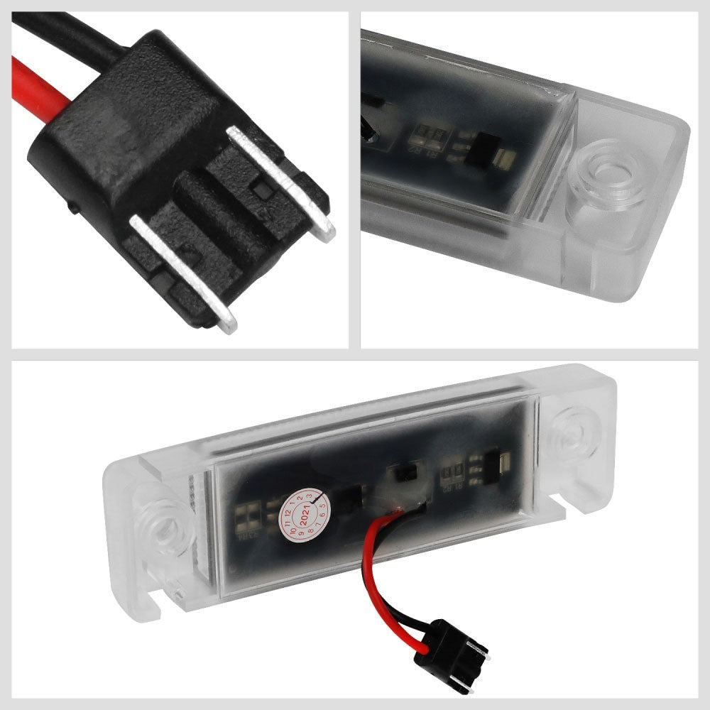 Nuvision NVL-LPL-006 Clear Len, WhiteLED Rear License Plate Light Lamp NVL-LPL-006