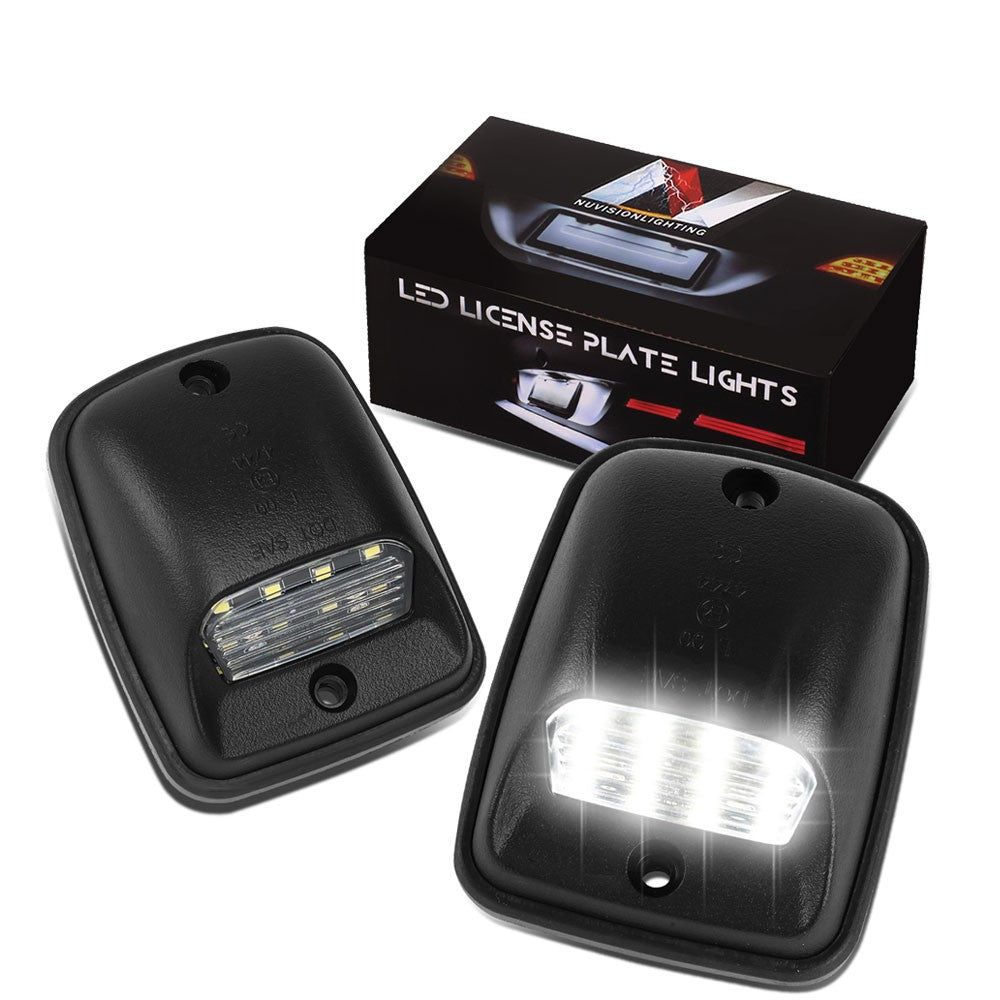Nuvision NVL-LPL-007 Clear Len, WhiteLED Rear License Plate Light Lamp NVL-LPL-007