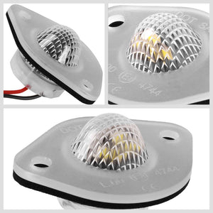 Nuvision NVL-LPL-010 Clear Len, WhiteLED Rear License Plate Light Lamp NVL-LPL-010