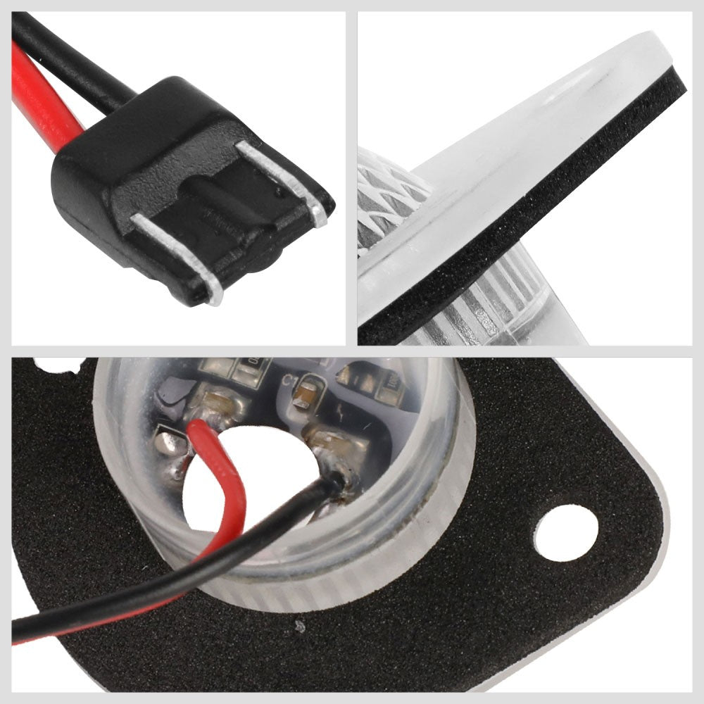 Nuvision NVL-LPL-010 Clear Len, WhiteLED Rear License Plate Light Lamp NVL-LPL-010