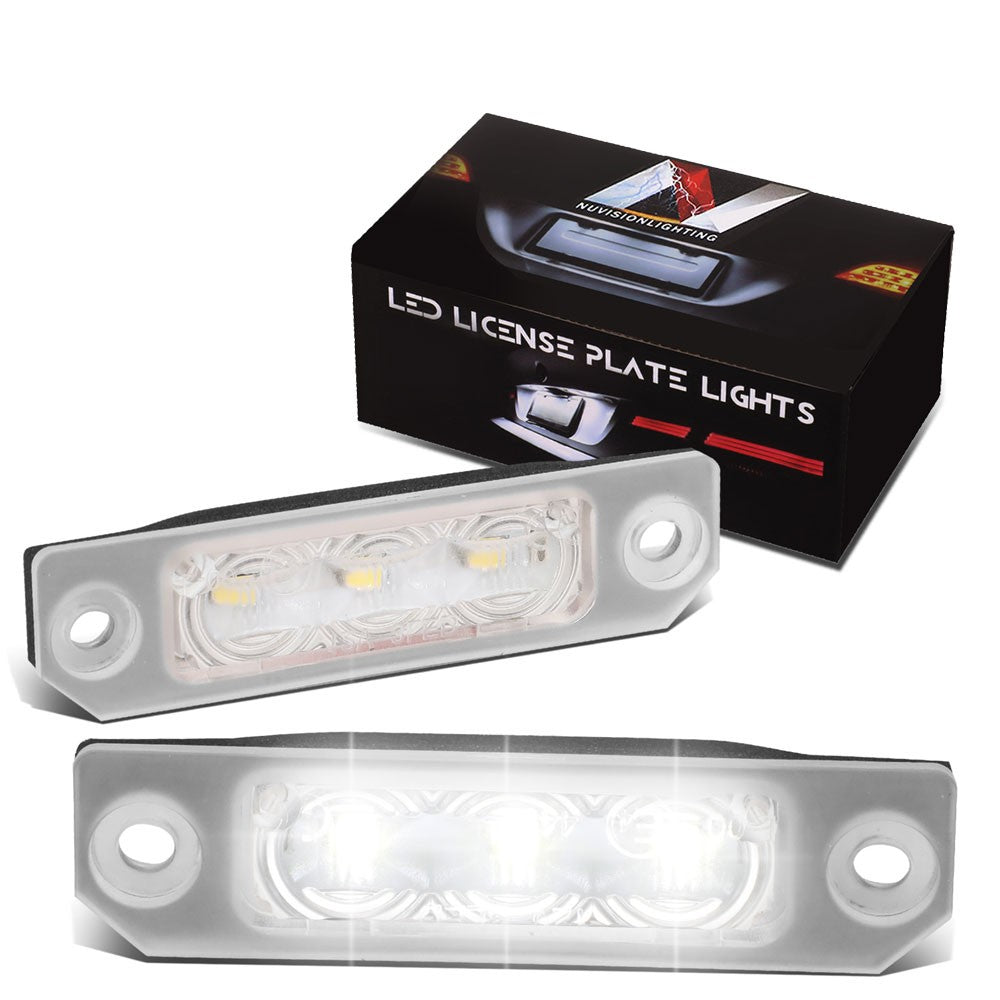 Nuvision NVL-LPL-012 Clear Len, WhiteLED Rear License Plate Light Lamp NVL-LPL-012