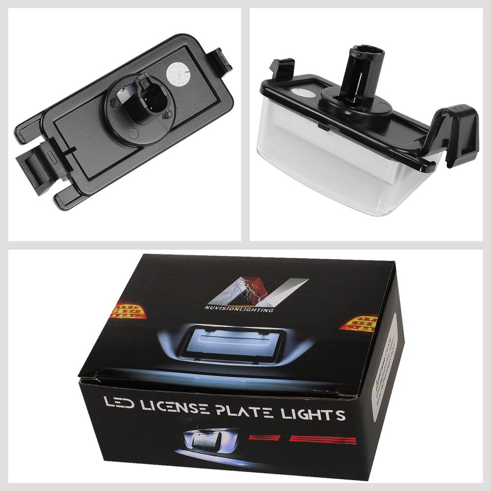 Nuvision NVL-LPL-015 Clear Len, WhiteLED Rear License Plate Light Lamp NVL-LPL-015