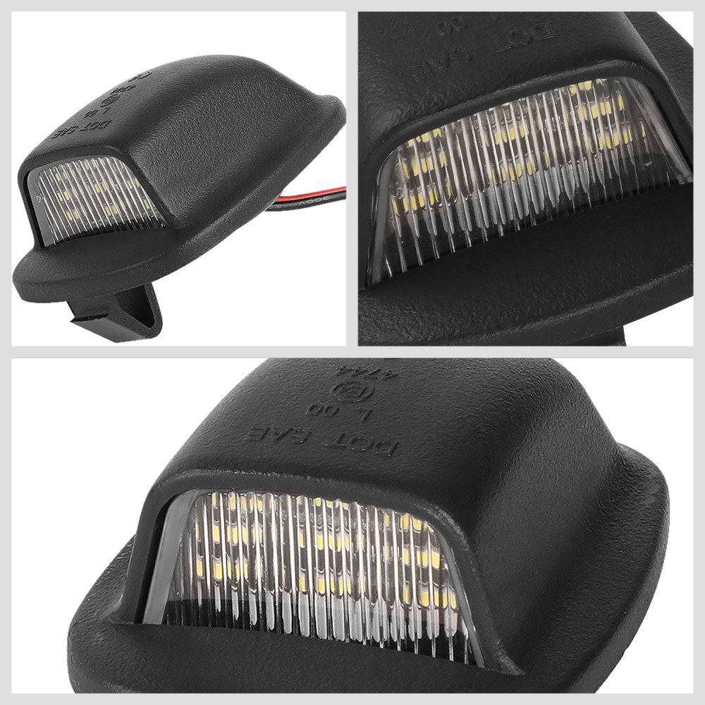 Nuvision NVL-LPL-016 Clear Len, WhiteLED Rear License Plate Light Lamp NVL-LPL-016
