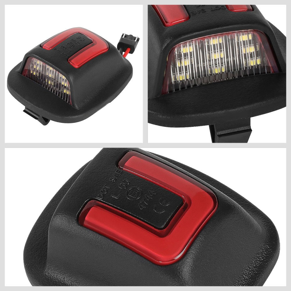 Nuvision NVL-LPL-017 Clear Len, WhiteLED Rear License Plate Light Lamp NVL-LPL-017