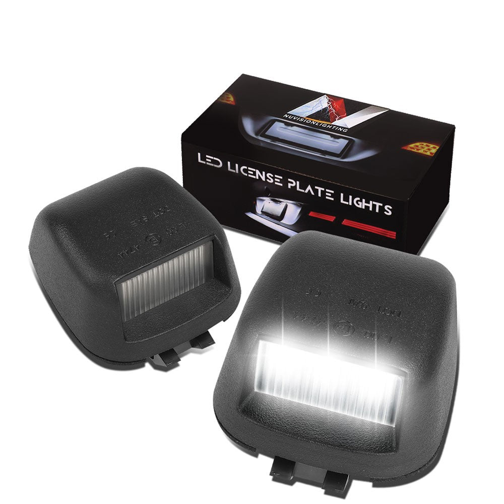 Nuvision NVL-LPL-018 Clear Len, WhiteLED Rear License Plate Light Lamp NVL-LPL-018