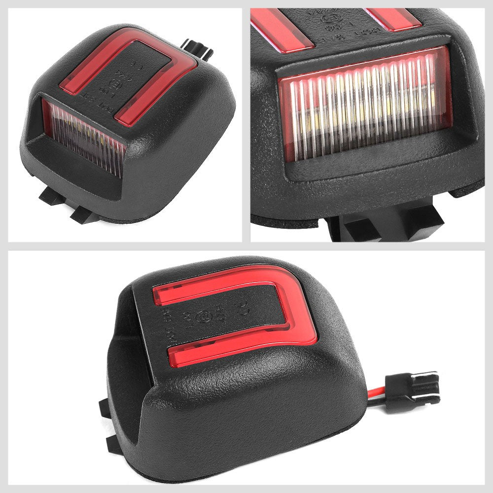 Nuvision NVL-LPL-019 Clear Len, WhiteLED Rear License Plate Light Lamp NVL-LPL-019