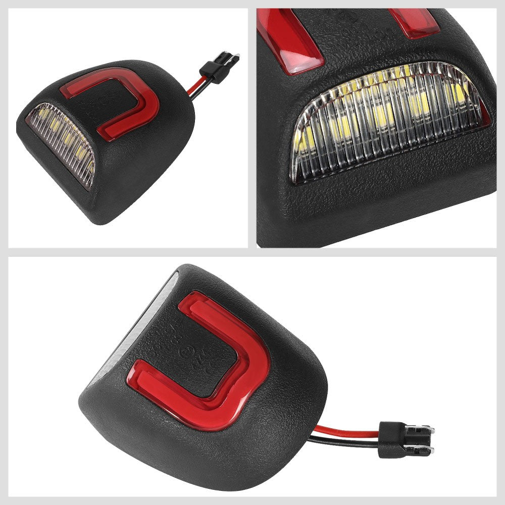Nuvision NVL-LPL-021 Clear Len, WhiteLED Rear License Plate Light Lamp NVL-LPL-021