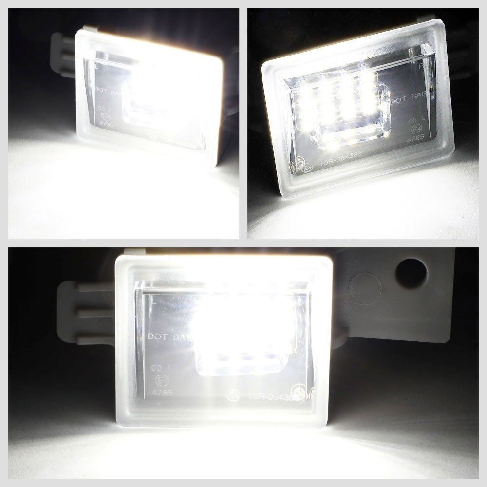 Nuvision NVL-LPL-022 Clear Len, WhiteLED Rear License Plate Light Lamp NVL-LPL-022