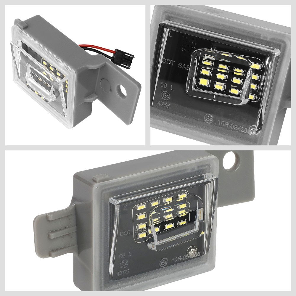 Nuvision NVL-LPL-022 Clear Len, WhiteLED Rear License Plate Light Lamp NVL-LPL-022