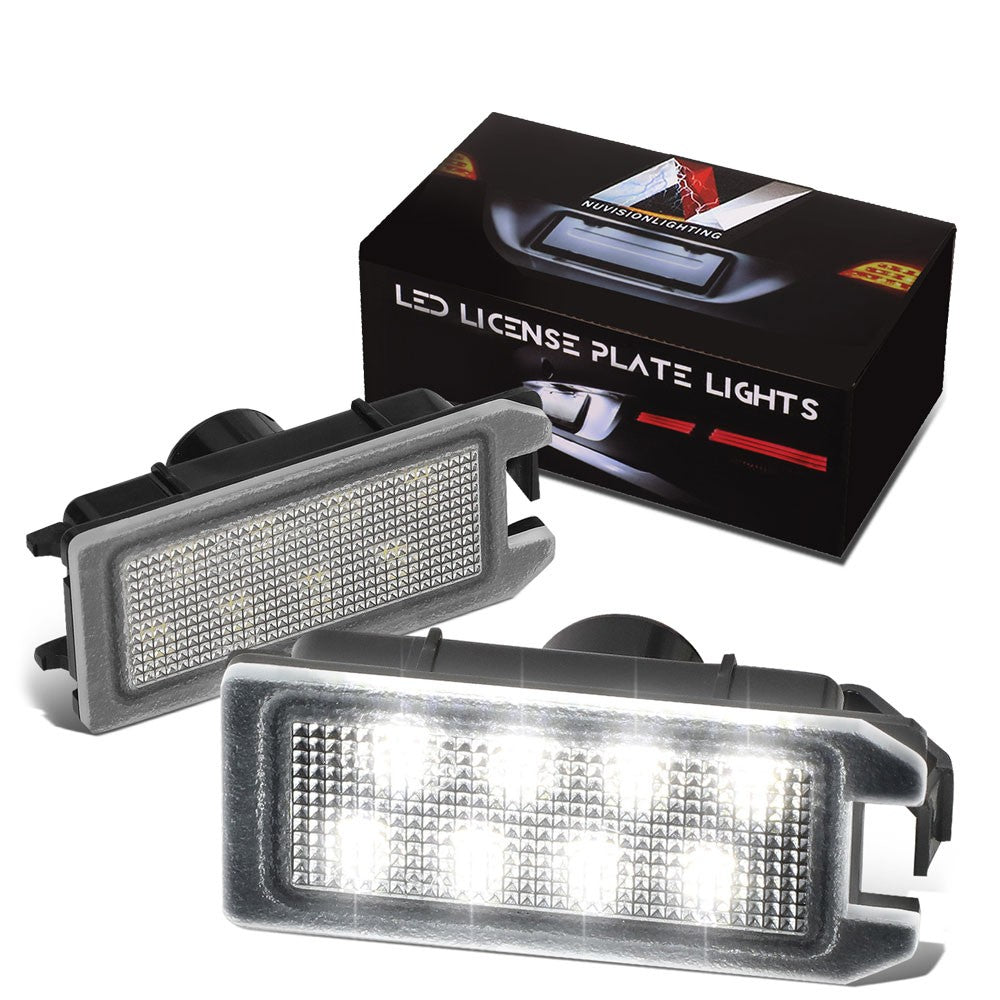 Nuvision NVL-LPL-027 Clear Len, WhiteLED Rear License Plate Light Lamp NVL-LPL-027