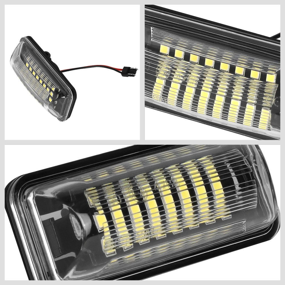 Nuvision NVL-LPL-028 Clear Len, WhiteLED Rear License Plate Light Lamp NVL-LPL-028