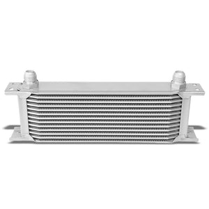 13 Row 10AN Silver Aluminum Oil Cooler for Turbo/Engine/Transmission/Differntral-Performance-BuildFastCar