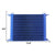 15 Row 10AN Blue Aluminum Oil Cooler for Turbo/Engine/Transmission/Differntral-Performance-BuildFastCar