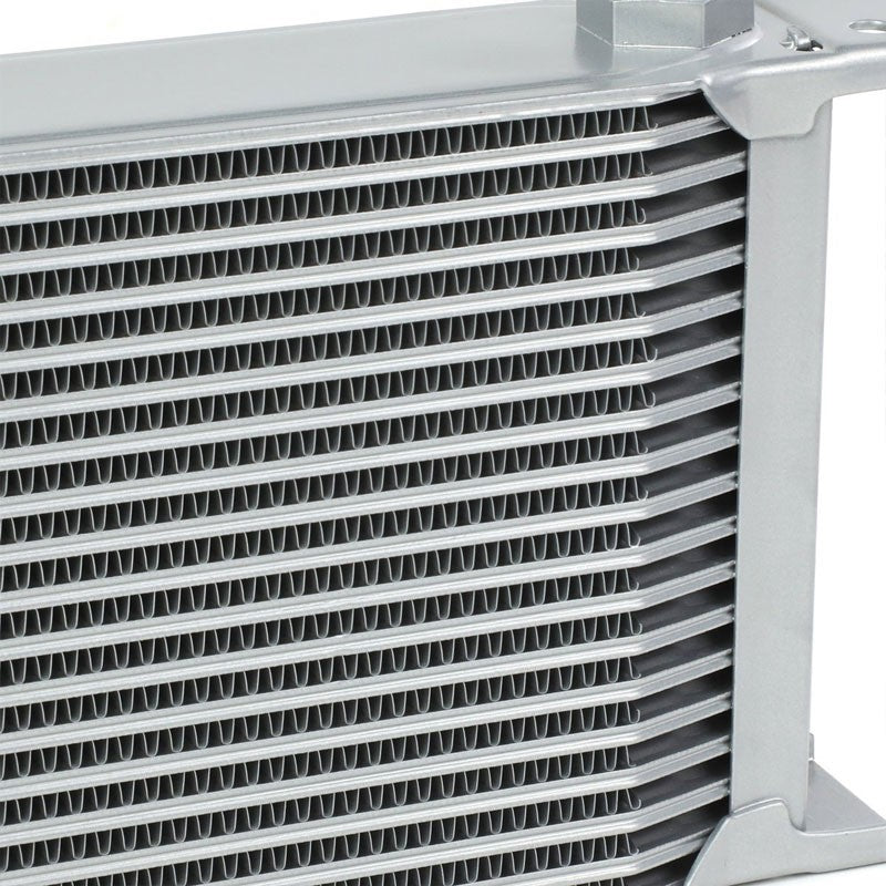 19 Row 10AN Silver Aluminum Oil Cooler for Turbo/Engine/Transmission/Differntral-Performance-BuildFastCar