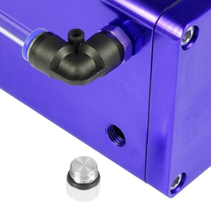 Blue Square G-Style Universal Aluminum Oil/Fuel Catch Tank/Can Reservoir Turbo-Performance-BuildFastCar