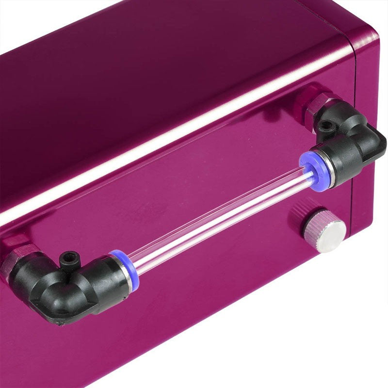 Purple Square Style Universal Aluminum Oil/Fuel Catch Tank/Can Reservoir Turbo-Performance-BuildFastCar