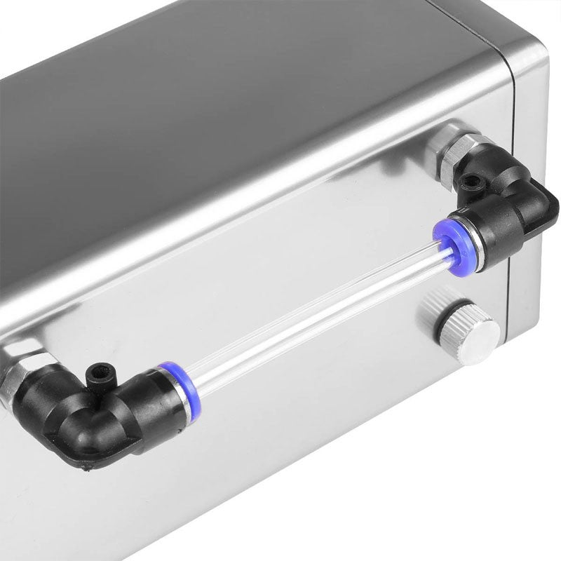 Silver Square Style Universal Aluminum Oil/Fuel Catch Tank/Can Reservoir Turbo-Performance-BuildFastCar