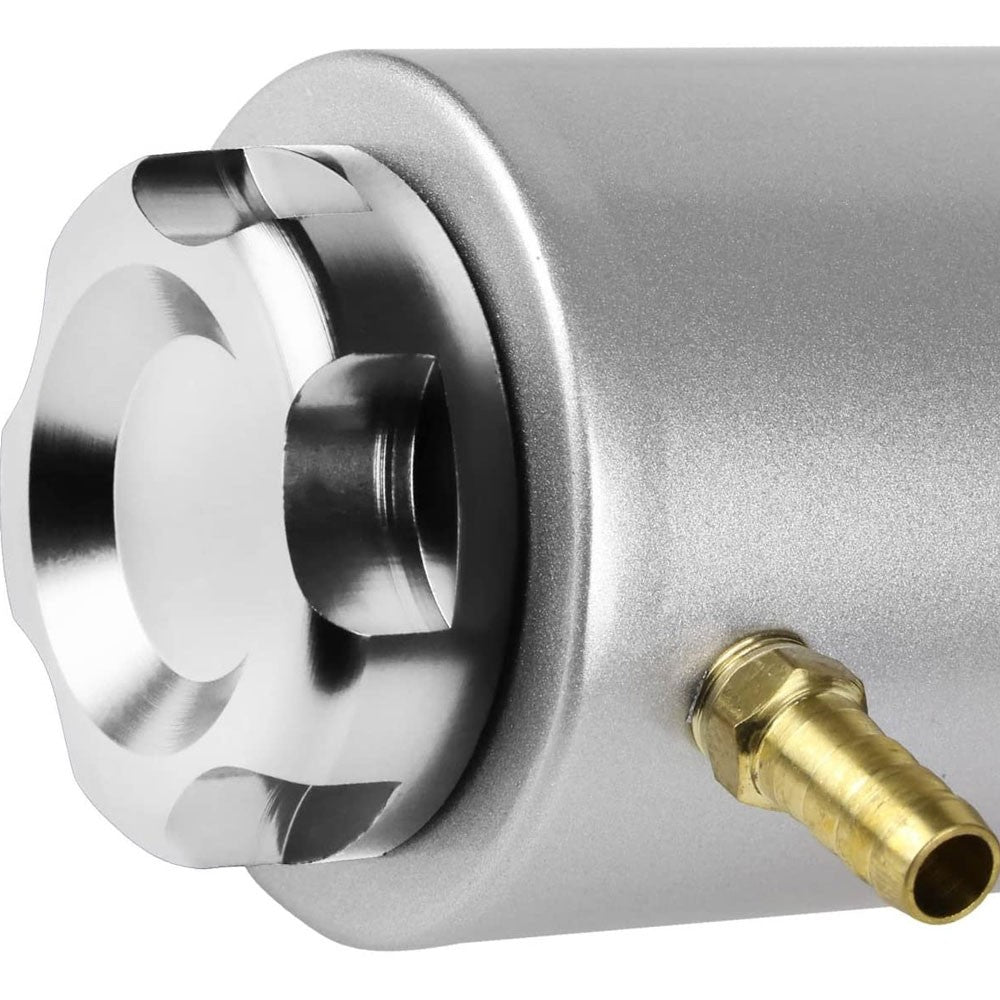 Universal Aluminum Anodized Painted Chrome 90 ML Oil Catch Tank Reservoir Cap