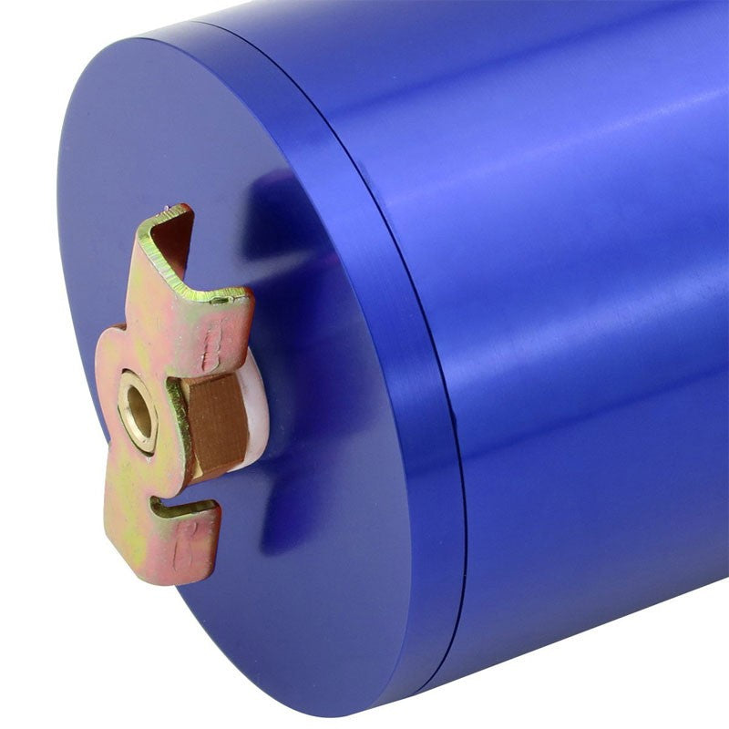 140ML Universal Blue 5.5"L Round Engine Oil Catch Tank Can Reservoir+Air Filter-Performance-BuildFastCar