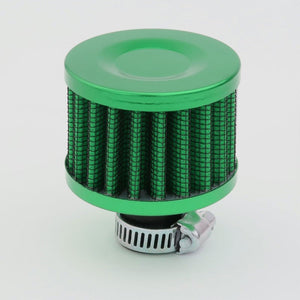 140ML Universal Green 5.5"L Round Engine Oil Catch Tank Can Reservoir+Air Filter-Performance-BuildFastCar