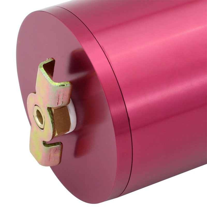 140ML Universal Pink 5.5"L Round Engine Oil Catch Tank Can Reservoir+Air Filter-Performance-BuildFastCar