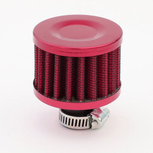 140ML Universal Pink 5.5"L Round Engine Oil Catch Tank Can Reservoir+Air Filter-Performance-BuildFastCar