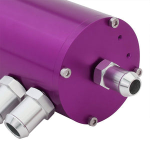 140ML Universal Purple 5.5"L Race Engine Oil Catch Tank Can Reservoir+Air Filter-Performance-BuildFastCar