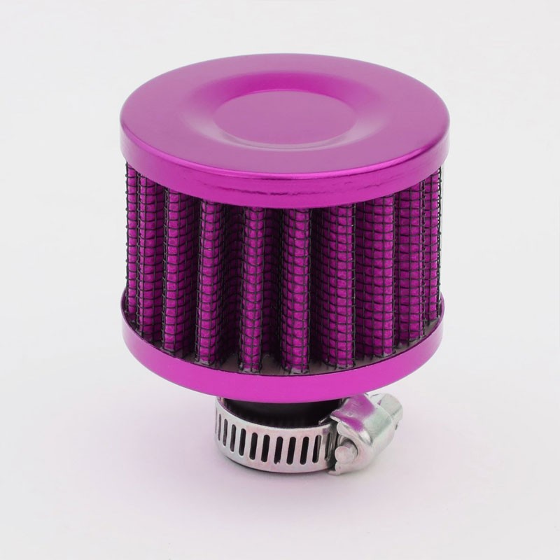 140ML Universal Purple 5.5"L Race Engine Oil Catch Tank Can Reservoir+Air Filter-Performance-BuildFastCar