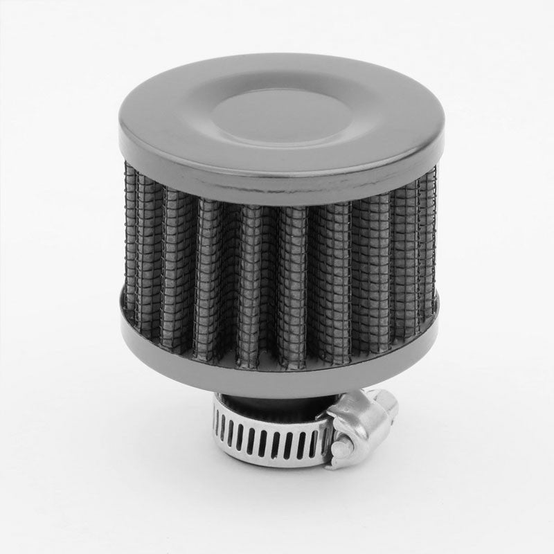 100ML Universal Gun Metal 4.1" L Engine Oil Catch Tank Can Reservoir+Air Filter-Performance-BuildFastCar