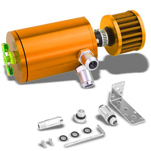 100ML Universal Orange 4.1"L Race Engine Oil Catch Tank Can Reservoir+Air Filter-Performance-BuildFastCar