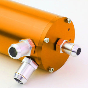 100ML Universal Orange 4.1"L Race Engine Oil Catch Tank Can Reservoir+Air Filter-Performance-BuildFastCar