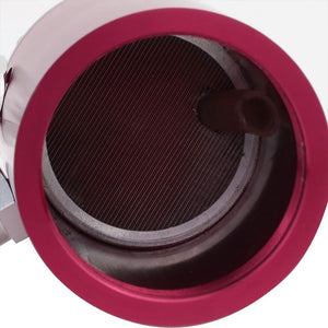 100ML Universal Pink 4.1" Round Engine Oil Catch Tank Can Reservoir+Air Filter-Performance-BuildFastCar