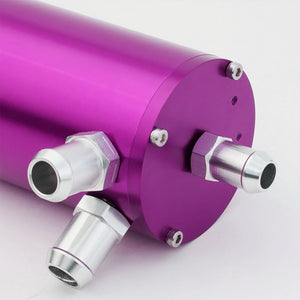 100ML Universal Purple 4.1"L Race Engine Oil Catch Tank Can Reservoir+Air Filter-Performance-BuildFastCar