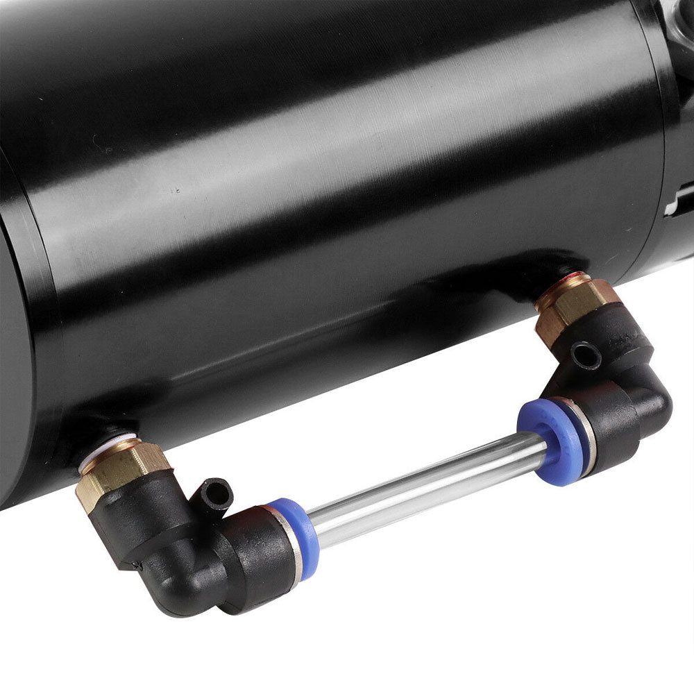 Universal Aluminum Anodized Black 140 ML Oil Catch Tank Reservoir Breather