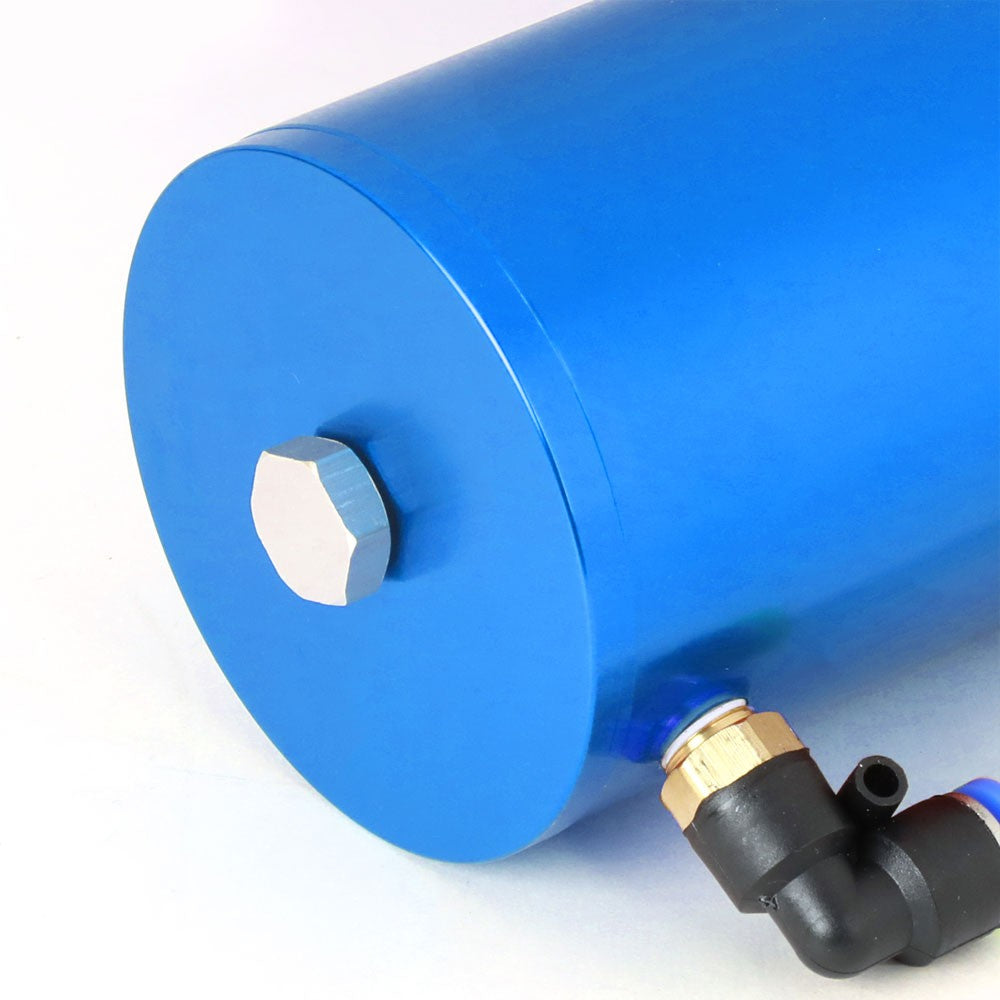Universal Aluminum Anodized Blue 140 ML Oil Catch Tank Reservoir Breather