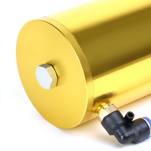 Universal Aluminum Anodized Gold 140 ML Oil Catch Tank Reservoir Breather