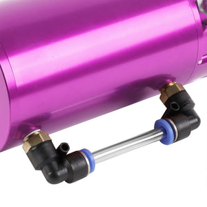 Universal Aluminum Anodized Purple 140 ML Oil Catch Tank Reservoir Breather
