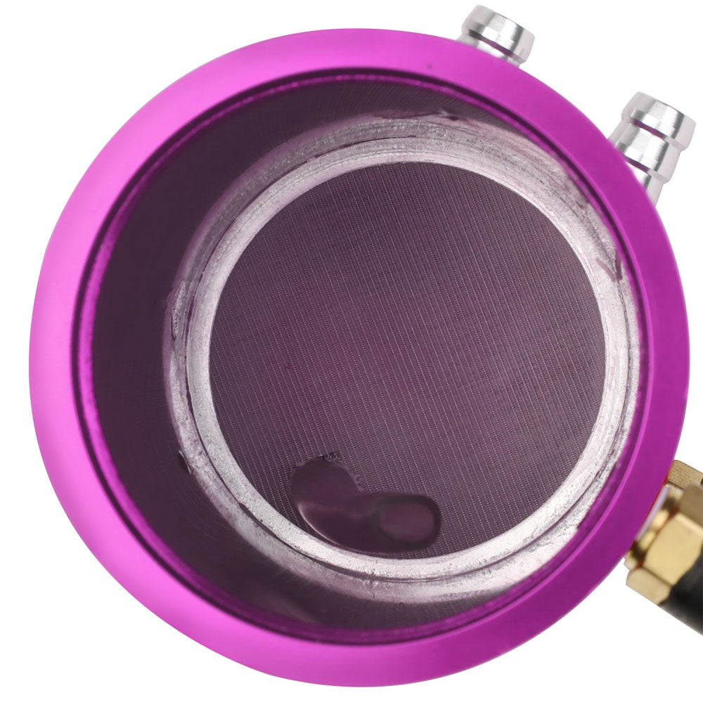 Universal Aluminum Anodized Purple 140 ML Oil Catch Tank Reservoir Breather