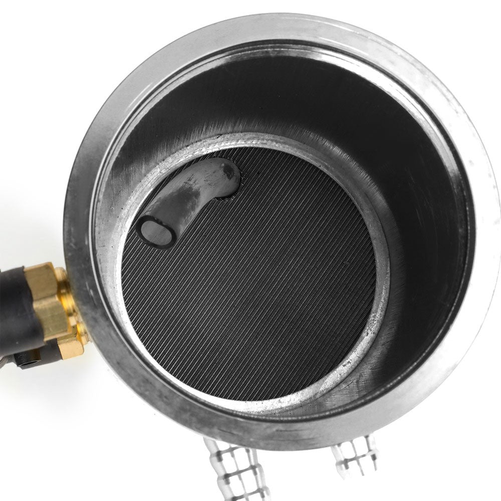 Universal Aluminum Anodized Silver 140 ML Oil Catch Tank Reservoir Breather