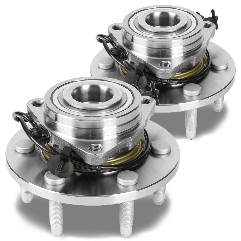 Front Left+Right Bolt in Wheel Bearing Hub Assembly For 07-14 GMC Yukon XL 1500